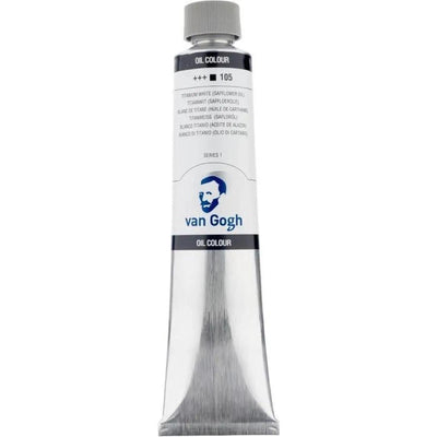 Peinture à l'huile Tube 200 ml - Blanc - Van Gogh - Librairie Oxford City