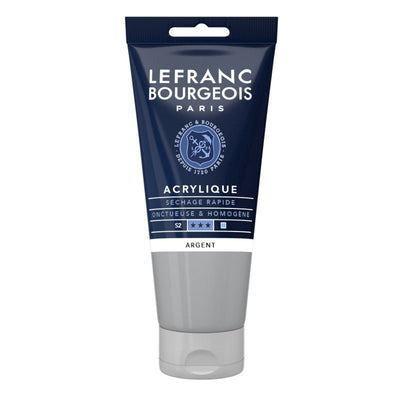 Peinture acrylique 80ml - Argent - Librairie Oxford City