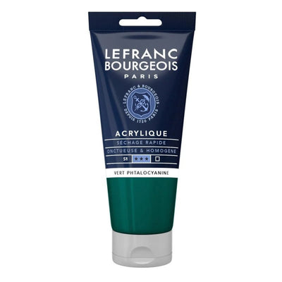 Peinture acrylique 80ml - Bleu phtalocyanine - Librairie Oxford City