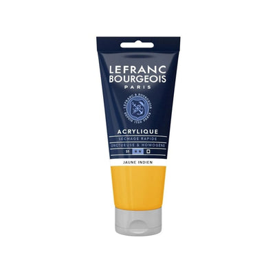 Peinture acrylique 80ml - Jaune indien - Librairie Oxford City