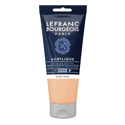 Peinture acrylique 80ml - Ocre rose - Librairie Oxford City
