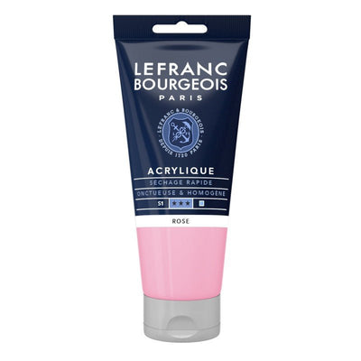 Peinture acrylique 80ml - Rose - Librairie Oxford City