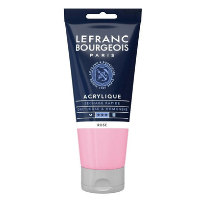 Peinture acrylique 80ml - Rose - Librairie Oxford City