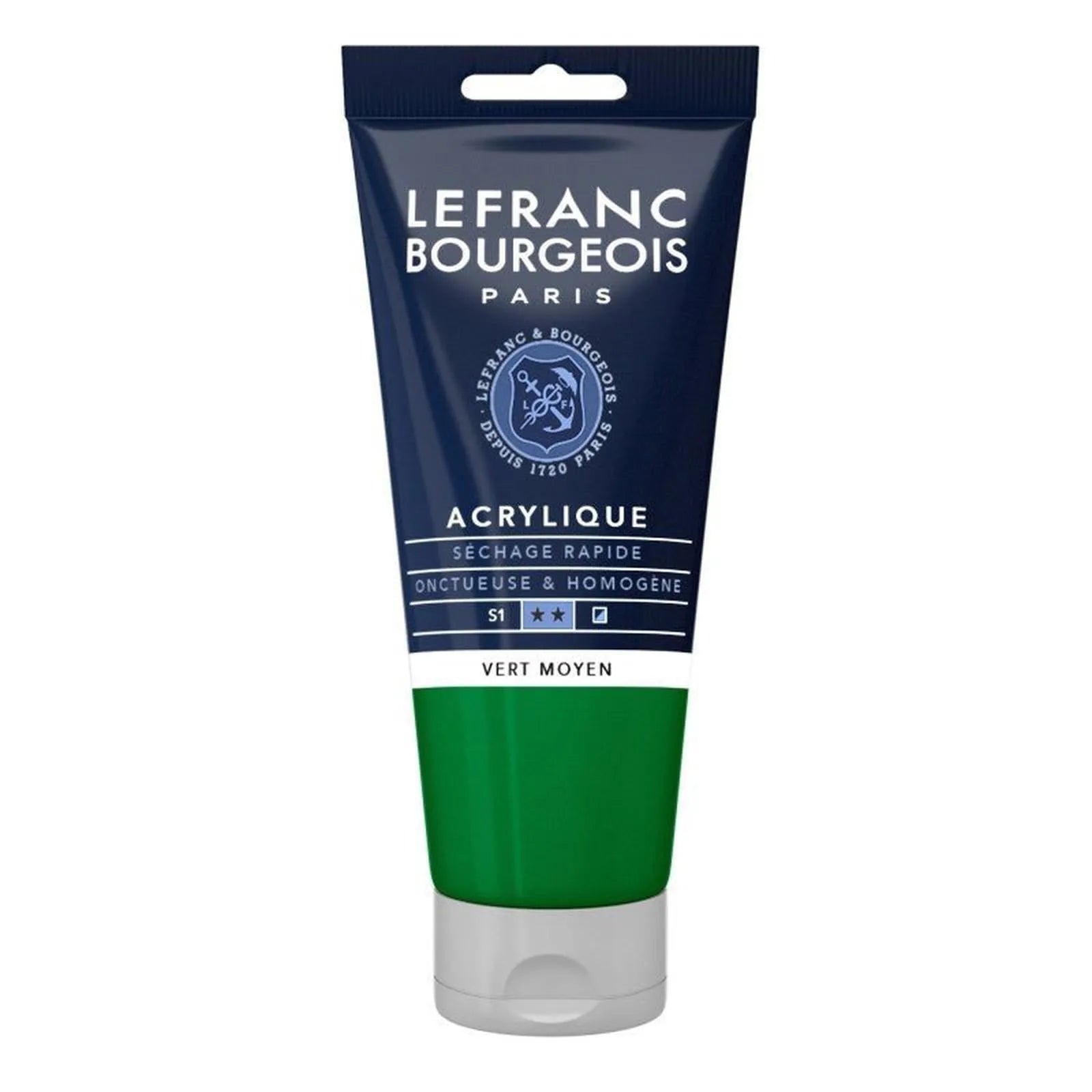 Peinture acrylique 80ml - Vert moyen - Librairie Oxford City