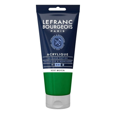 Peinture acrylique 80ml - Vert moyen - Librairie Oxford City