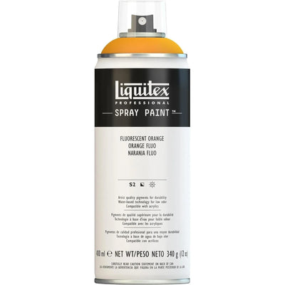 Peinture en aérosol professionnelle Liquitex 400 ml, orange fluo - Librairie Oxford City