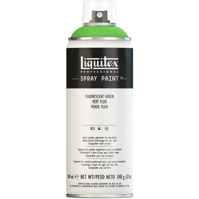 Peinture en aérosol professionnelle Liquitex 400 ml, vert fluo - Librairie Oxford City