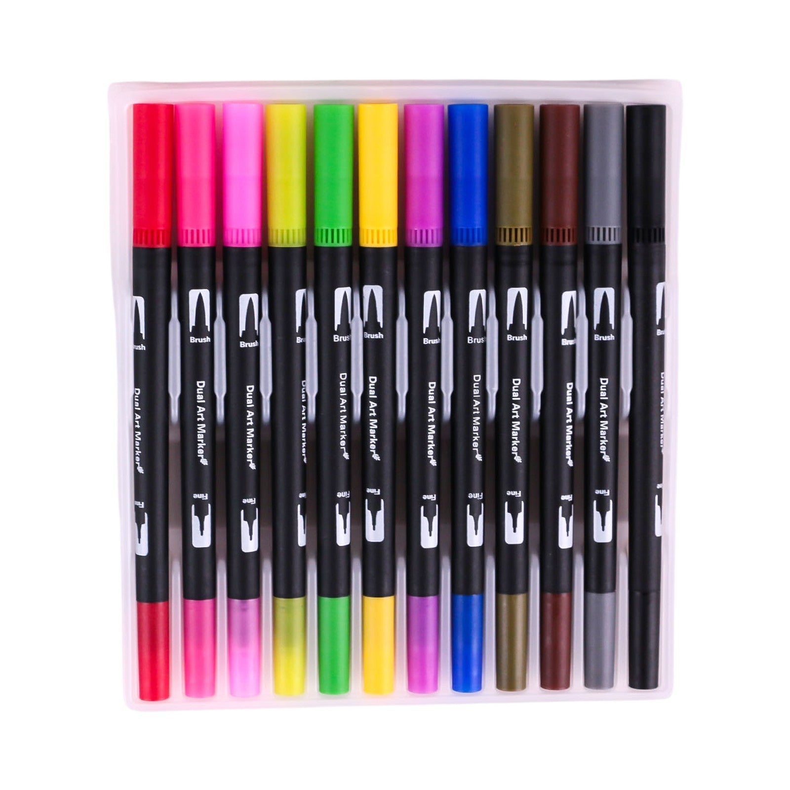 Giorgione Set 12 Brush Pens Double Pointe Dual Art - Librairie Oxford City