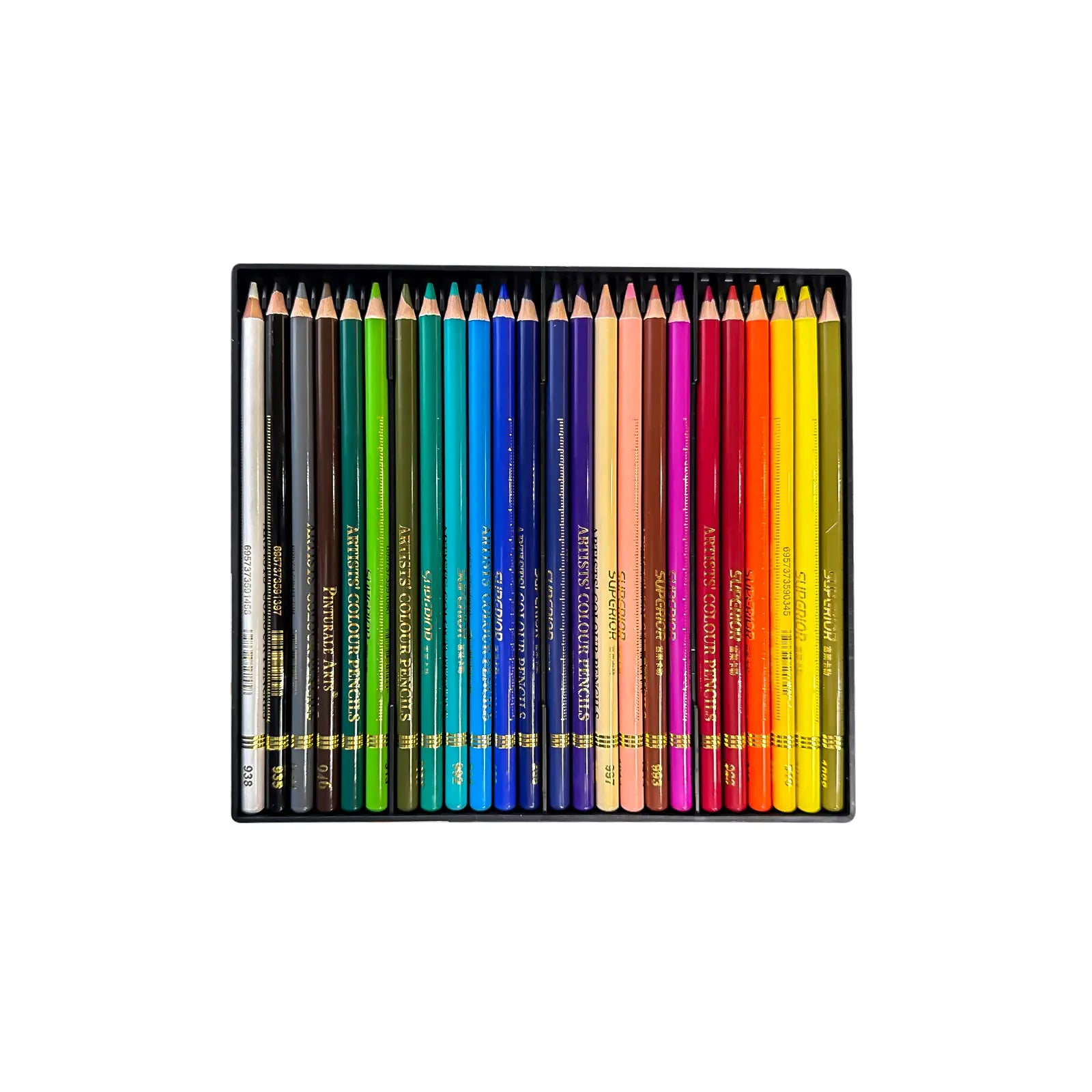 Pack Sketch & Dessin – Crayons Artistiques 24 Couleurs + Carnet Sketch A5 (72 feuilles) - Librairie Oxford City
