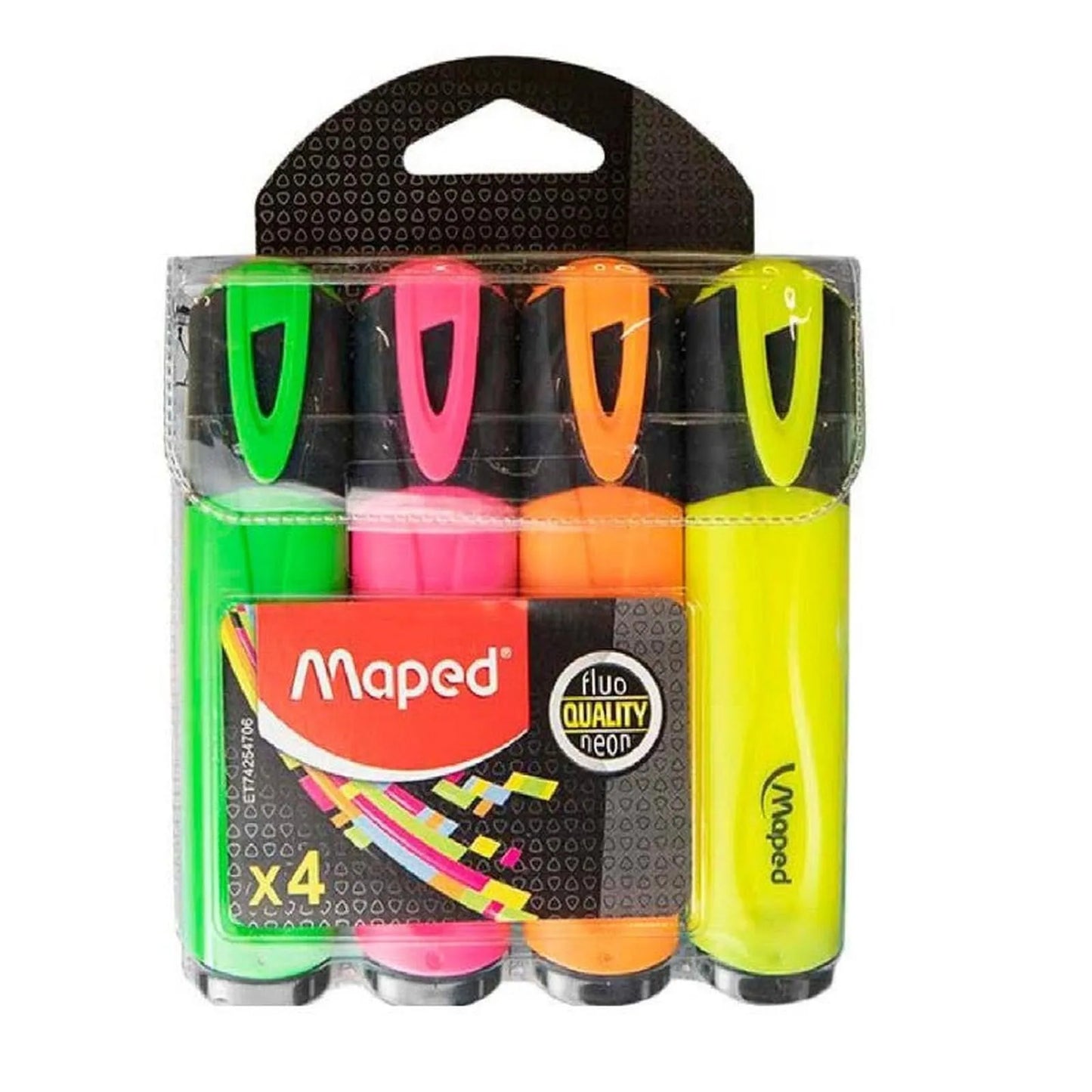 POCH 4 MARQ FLUO MAPED - Librairie Oxford City
