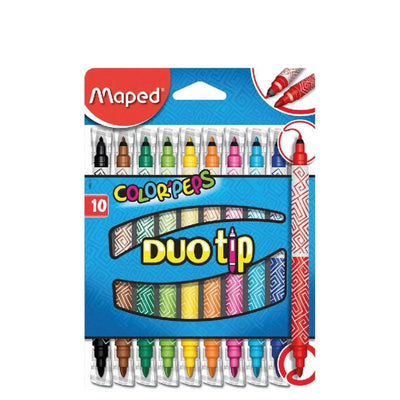 Poch de 10 feutres duo double pointe - Librairie Oxford City