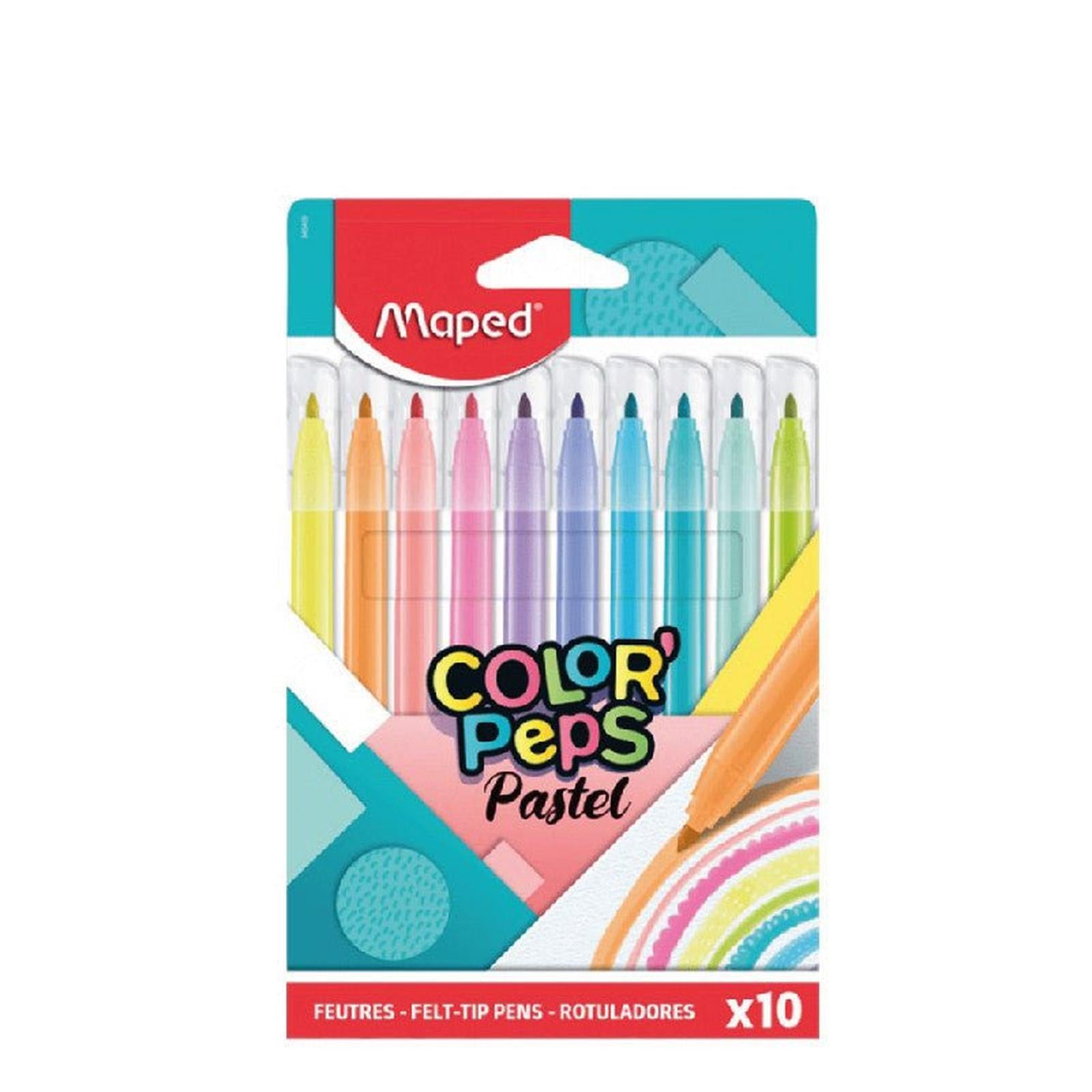 Poch de 10 feutres pastel - Librairie Oxford City