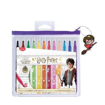 Poch de 12 feutres HARRY POTTER trousse - Librairie Oxford City