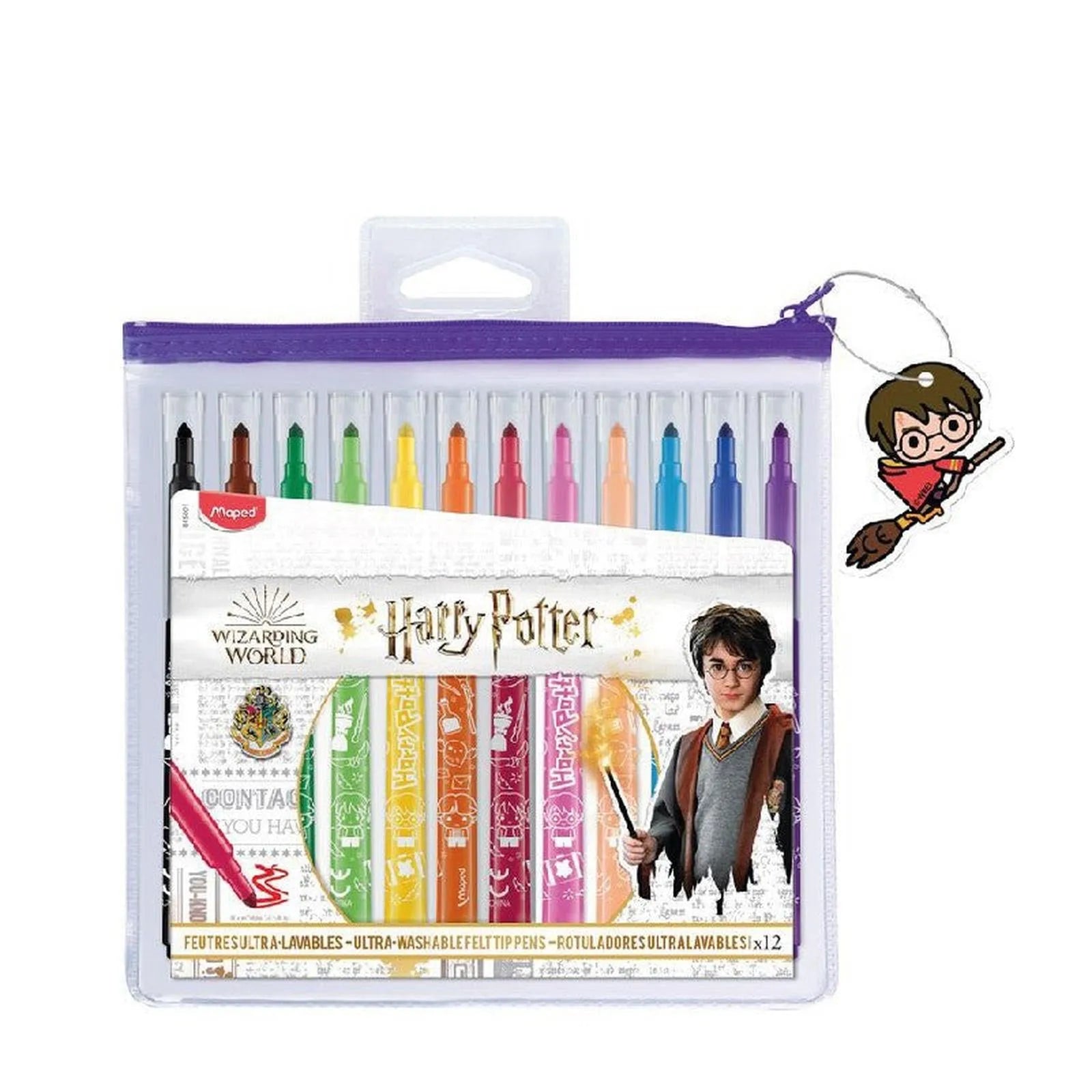 Poch de 12 feutres HARRY POTTER trousse - Librairie Oxford City