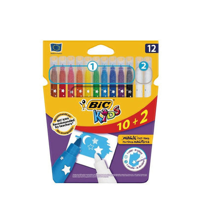 Poch de 12 feutres kid coul erase - Librairie Oxford City