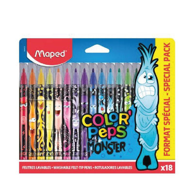 Poch de 18 feutres MONSTER - Librairie Oxford City