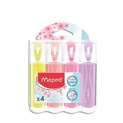 Poch de 4 fluo pastel - Librairie Oxford City