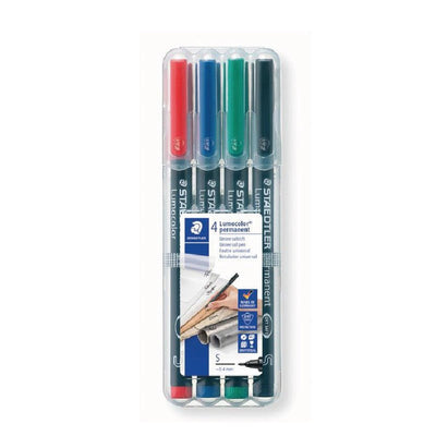 Pochette 4 stylos Lumocolor non - permanent - S - Librairie Oxford City