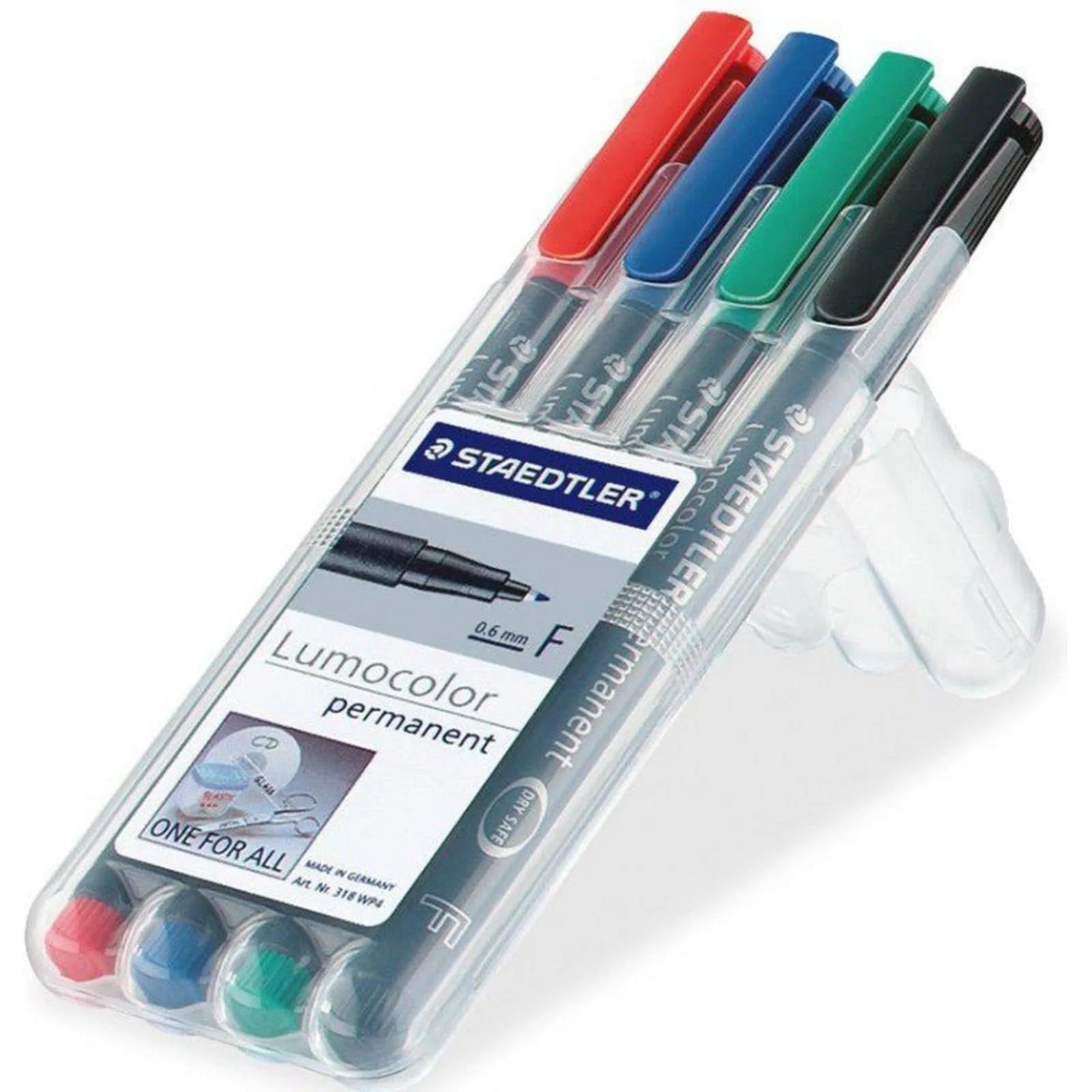 Pochette 4 Stylos Lumocolor Permanent - F - Librairie Oxford City