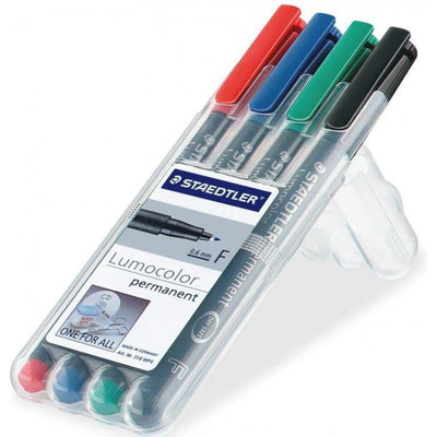 Pochette 4 Stylos Lumocolor Permanent - F - Librairie Oxford City