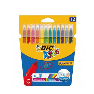 Pochette de 12 feutres kids couleur - Librairie Oxford City