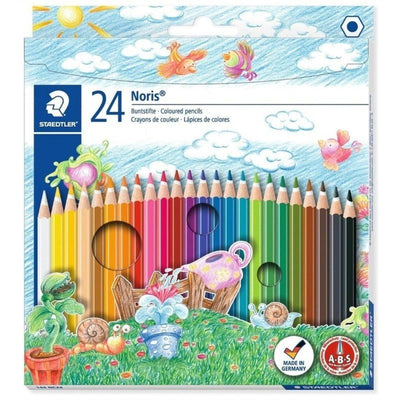 Pochette de 24 Crayons de Couleur Noris 144 NC - Librairie Oxford City