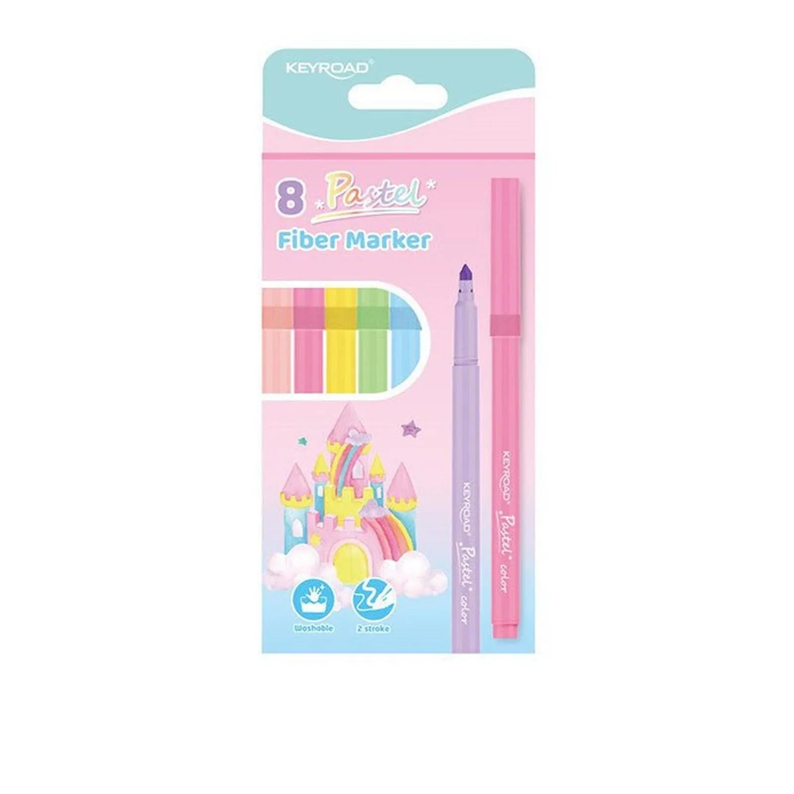 Pochette feutres de 8 Pastel - Librairie Oxford City