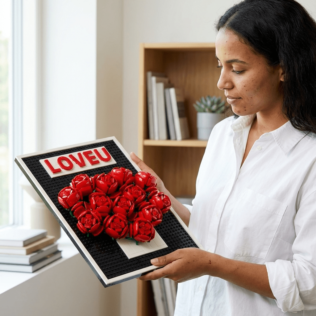 Zuanma Building Block Flower Rose Frame 848 Pcs 6+ - Librairie Oxford City