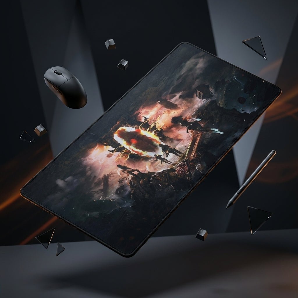 Tapis De Souris XXL Gaming Carte Du Monde 90x40cm - Librairie Oxford City