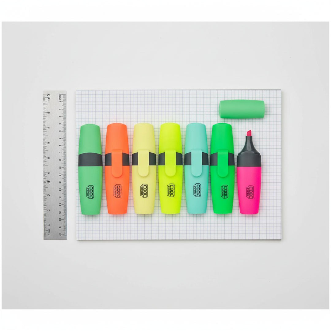 Cool School Surligneurs 6 Couleurs Fluo - Librairie Oxford City