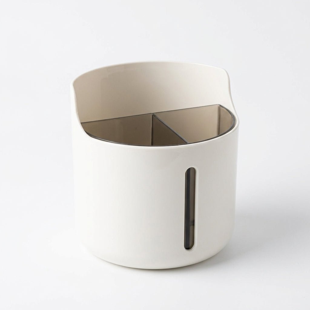 Porte - Stylo de Bureau Grand Format avec Compartiments — Blanc - Librairie Oxford City