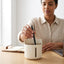 Porte - Stylo de Bureau Grand Format avec Compartiments — Blanc - Librairie Oxford City