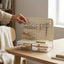 Organiseur de Bureau avec Pegboard et Tiroirs Transparents — Blanc / Beige - Librairie Oxford City