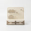 Organiseur de Bureau avec Pegboard et Tiroirs Transparents — Blanc / Beige - Librairie Oxford City