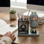 Pot à Stylo en Métal avec Figurine Décorative en Résine — Organisateur de Bureau Fantaisie - Librairie Oxford City