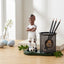 Pot à Stylo en Métal avec Figurine Décorative en Résine — Organisateur de Bureau Fantaisie - Librairie Oxford City