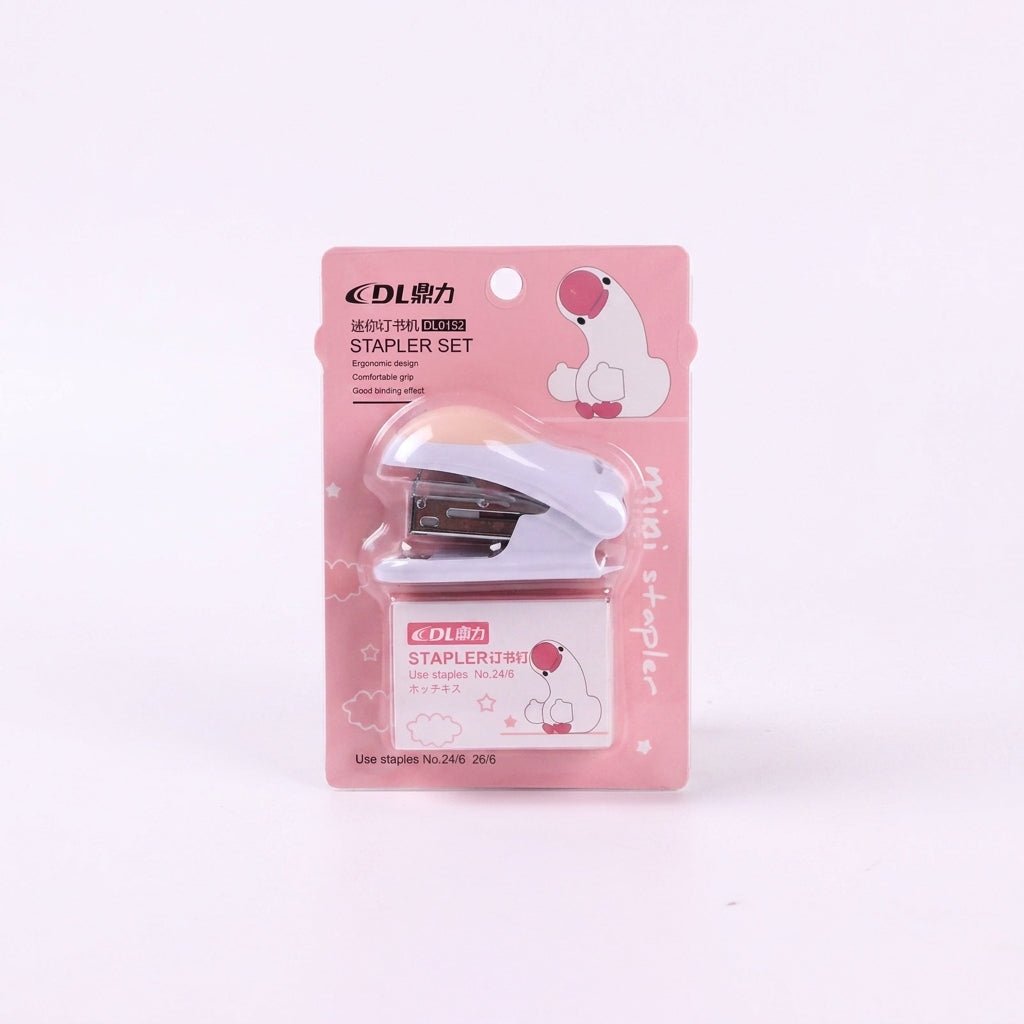 Mini Agrafeuse Kawaii avec Agrafes 24/6 – Set DL0152 - Librairie Oxford City