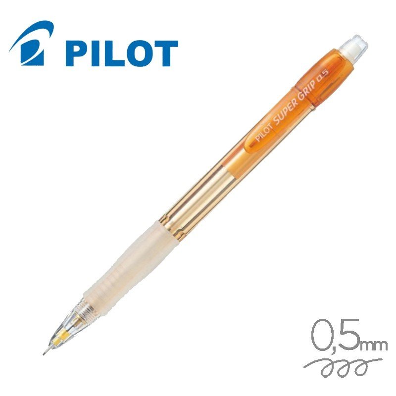 PORTE MINE SUPER GRIP 0.5 NEON ORANGE PILOT - Librairie Oxford City