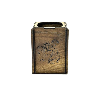 Porte Stylo En Bois (Motifs) - Librairie Oxford City
