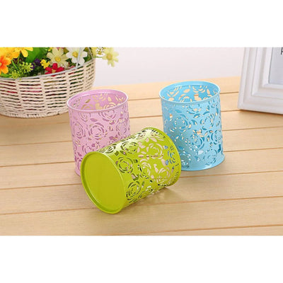 PORTE STYLO METAL ROND - FORME DE FLEUR - Librairie Oxford City