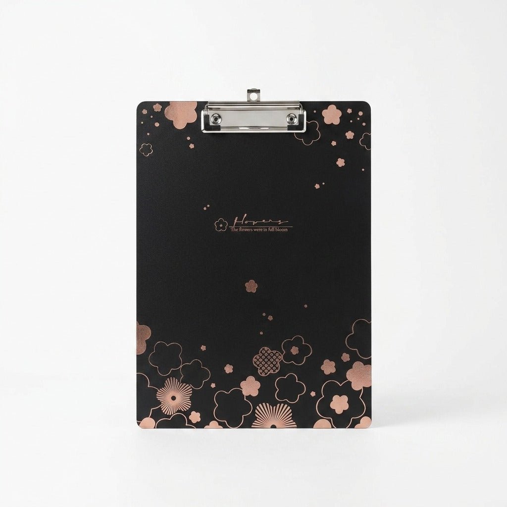 Pack Bureau Élégant Noir & Or Rose — 5 Pièces Premium - Librairie Oxford City