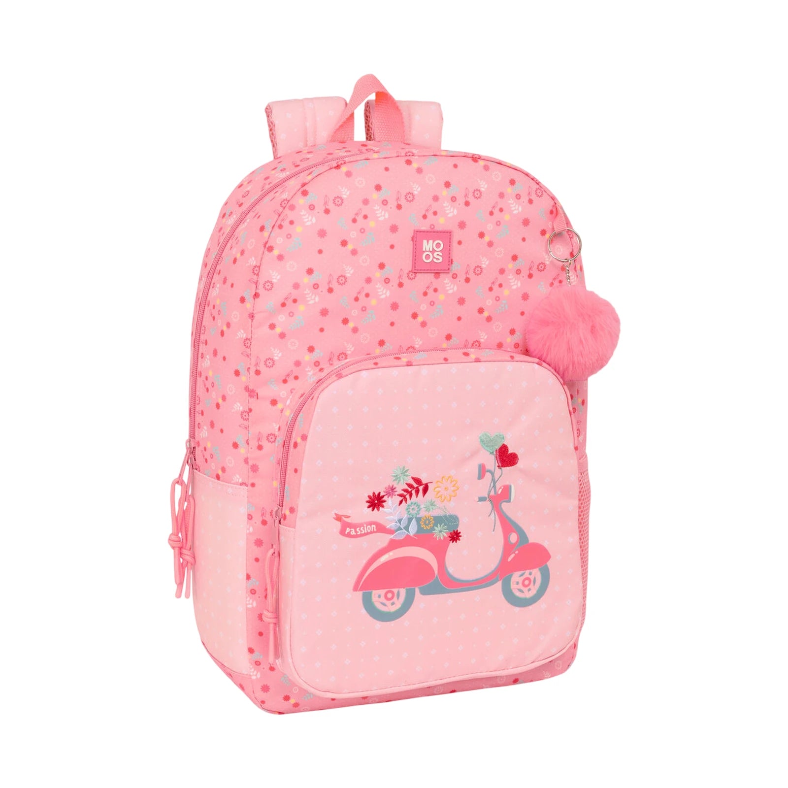 Moos - Sac à dos enfant avec pompon décoratif - Librairie Oxford City