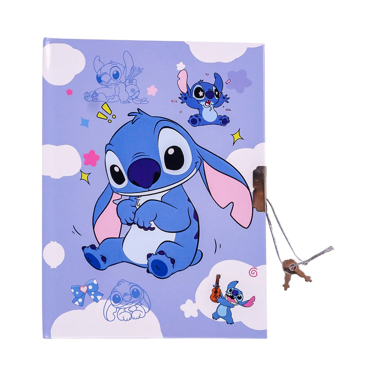 Ct Carnet avec Serrure + Stylo Stitch — Disney - Librairie Oxford City
