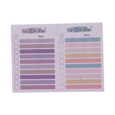 Bloc-notes Adhésif To Do List — Violet, Bleu & Rose - Librairie Oxford City