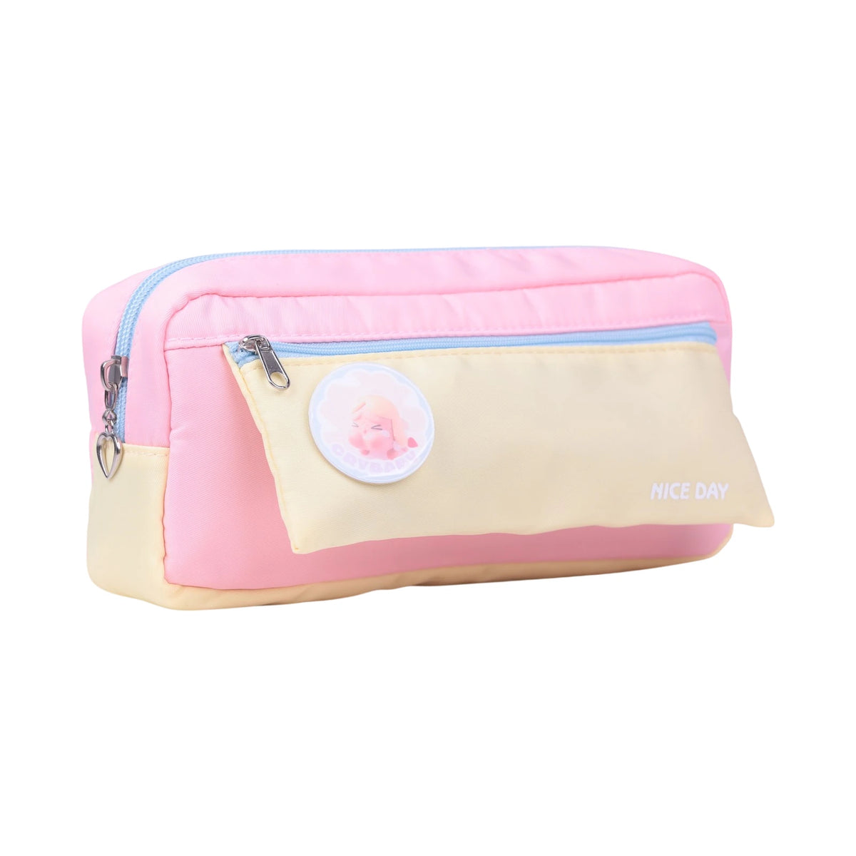 Trousse Scolaire Double Compartiment — Imprimé Nice Day