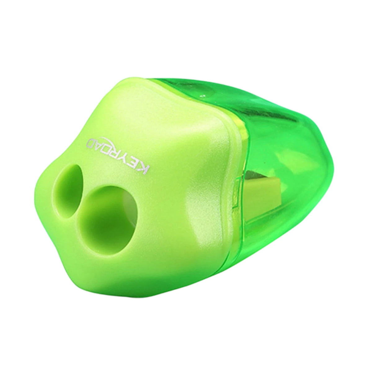 Keyroad - Taille-Crayon Double Trou avec Réservoir Transparent