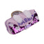 Trousse lapin violet et rose avec oreilles en peluche et paillettes réversibles