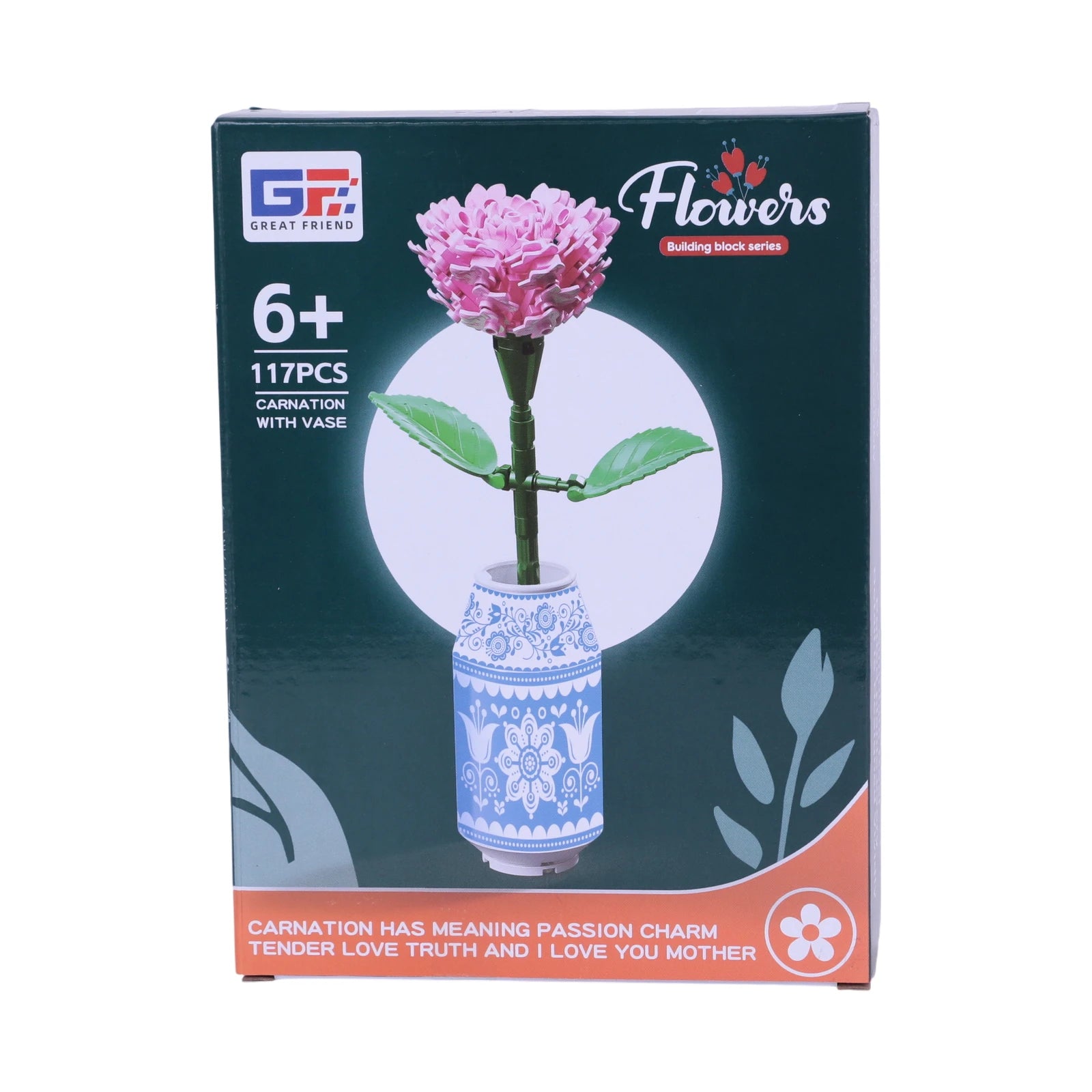 Great Friend Flowers – Collection Fleurs avec Vase en Porcelaine - Librairie Oxford City