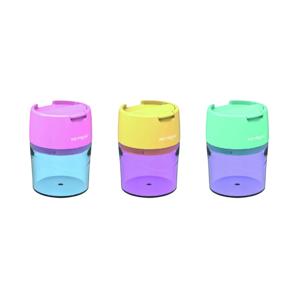 Keyroad Robby - Taille-Crayon Pastel 2 Trous avec Réservoir - Librairie Oxford City