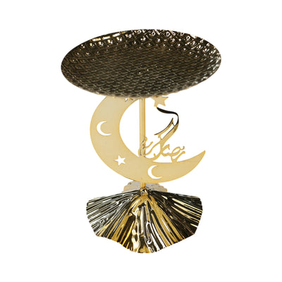 Support Décoratif Lune Dorée 12cm - Librairie Oxford City